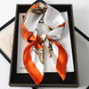 60 Colors Silk-Feel Satin Square Scarf 70 x 70 cm (27.6 x 27.6 in) — Women's Hair Wrap, Bandana, Foulard, Hijab