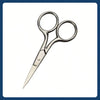 4 in (10.2 cm) Precision Beauty Scissors — Straight Tip Eyebrow, Nose & Ear Trimmer, 4Cr13 Stainless Steel
