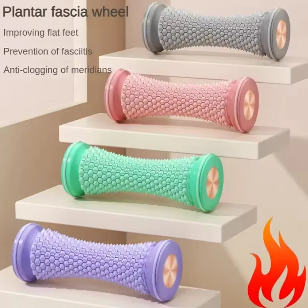 Portable Foot Massage Roller – Manual PVC/TPR Foot Massager for Plantar Fasciitis Relief, Yoga & Fitness Recovery