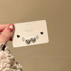 S925 Silver Needle Mini Stud Earrings Set for Women and Girls, Cute Geometric Fashion Jewelry Gift