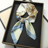Satin Square Scarf 70cm (27.6 in) Silk-Look Polyester Neck & Hair Tie Bandana for Women Floral Headscarf Hijab