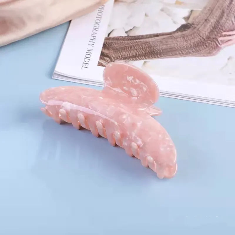 Personalized Letter Hair Clip - Handmade Custom Name Hair Claw Barrette with Rhinestones, 10cm x 4cm (3.94 in x 1.57 in)