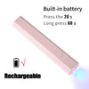 Handheld UV LED Nail Lamp USB Mini Nail Dryer for Gel Polish - Portable Travel Curing Light