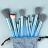 Professional Makeup Brush Set 8-29-Piece - Soft Powder, Eyeshadow & Foundation Brushes with Sponge Travel Cosmetic Kit