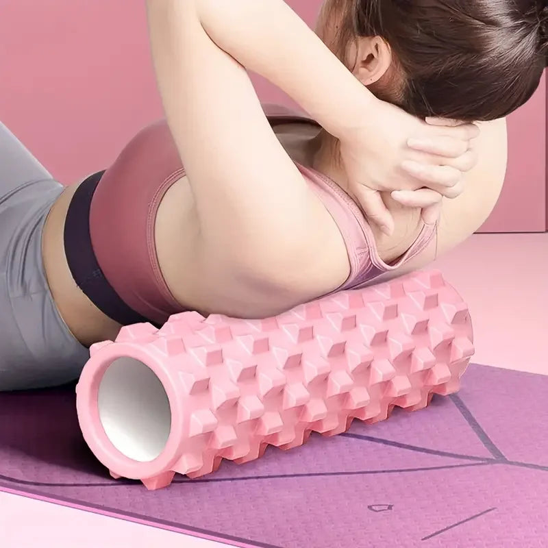 Yoga Foam Roller – Soft Pilates & Fitness Massage Roller for Back, Myofascial Release & Muscle Recovery