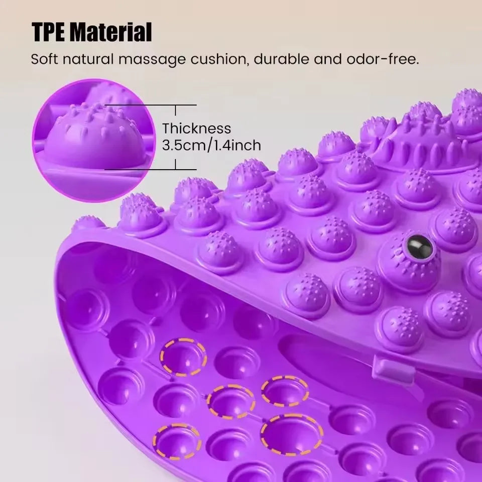 Finger Pressure Foot Massage Board – Magnetic Acupressure Foot Pad for Reflexology, Foot Yoga & Pain Relief