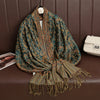 Cashmere-Feel Pashmina Shawl – Women's Warm Winter Scarf Wrap, 70 x 190 cm (27.6 x 74.8 in)