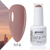 15ml Gel Nail Polish 65 Colors Soak-Off UV/LED Semi-Permanent Nail Gel Varnish