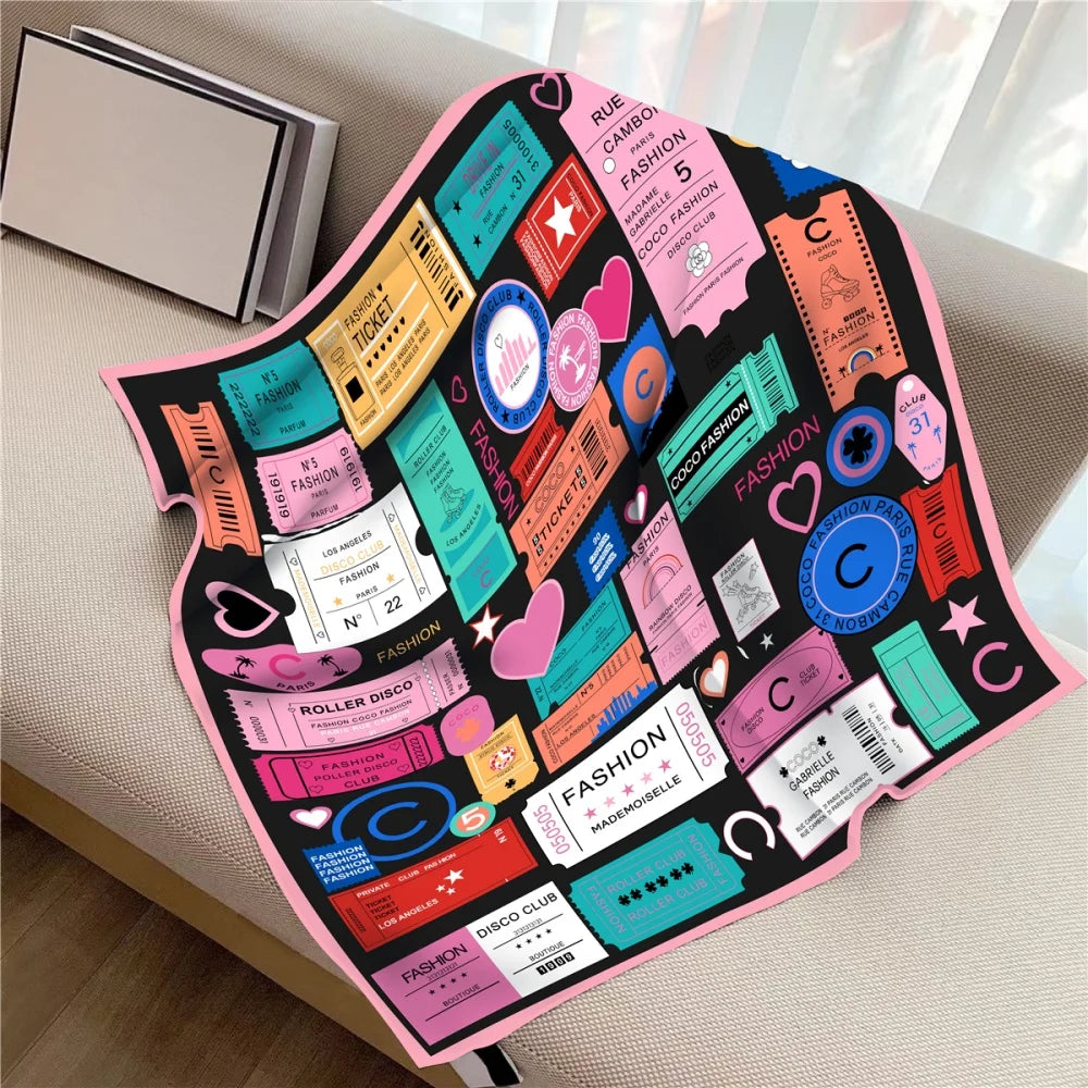 Twill Silk Square Scarf 90 x 90 cm (35.4 in) - Floral & Letter Print Women's Neck Kerchief Wrap
