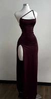 Y2K Spaghetti Strap Summer Long Dress – Slim Fit Floor-Length Polyester Blend