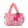MINISO Sanrio Kawaii Plush Tote Bag Hello Kitty Kuromi My Melody Cinnamoroll 27cm (10.6 in) Plush Handbag Cute Gift for Women
