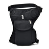 Men's Canvas Waist and Leg Pack - Durable Fanny Belt Bag for Bicycle, Motorcycle and Work