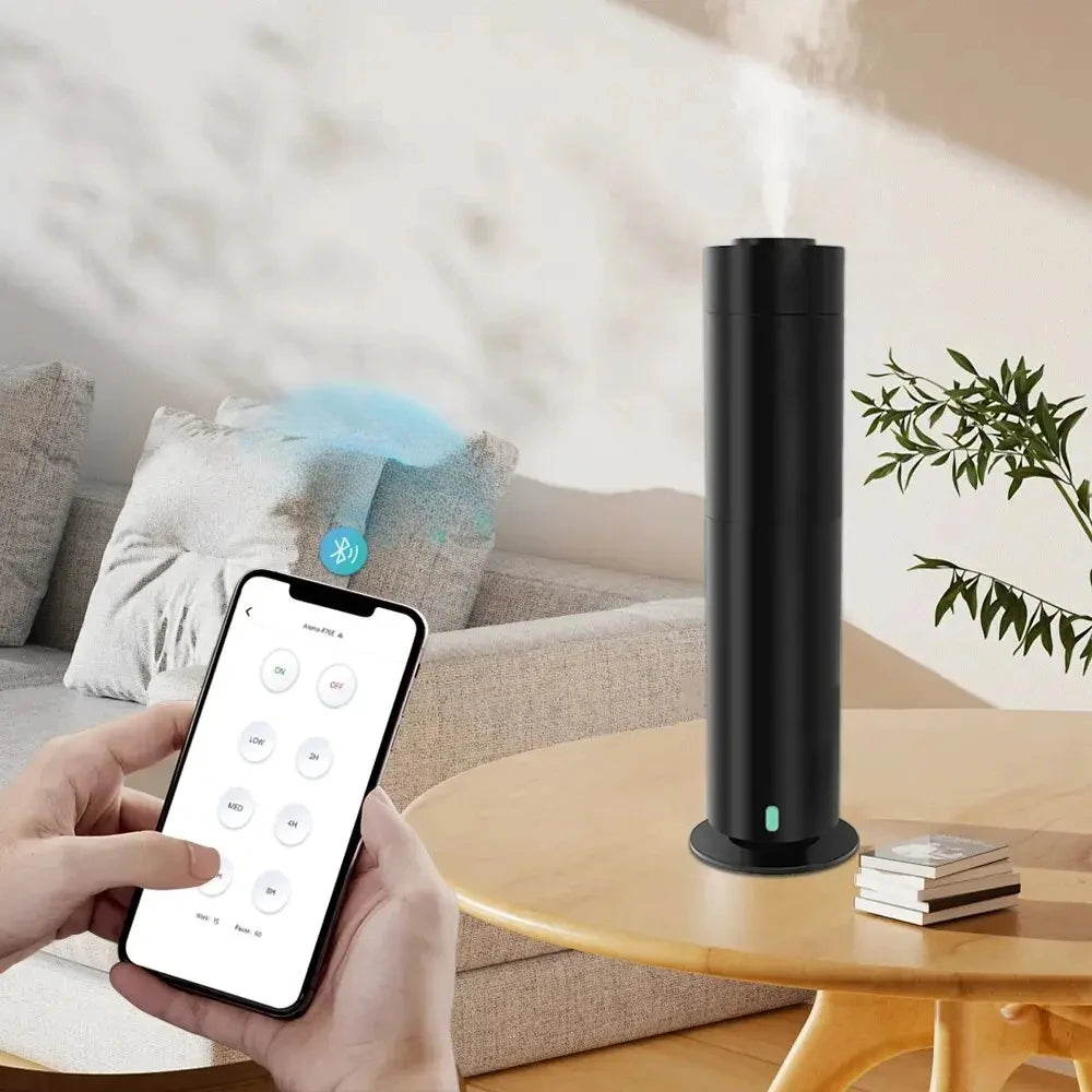 Bluetooth Smart Waterless Scent Diffuser for Home & Hotel Rooms - App-Controlled Fragrance Machine