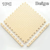 EVA Interlocking Floor Tile 30×30×1 cm (11.8×11.8×0.4 in) Leaf Texture Non-Slip Shock-Absorbing Gym, Yoga & Baby Play Mat