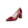 Women's Pointed Toe Platform Pumps – Korean Style Thin Heel Office Heels