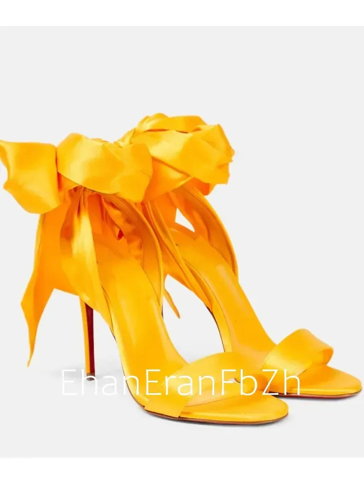 Women's Ankle Strap Stiletto Sandals 8 cm (3.15 in) High Heels Microfiber Wedding & Party Shoes