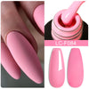 15ml (0.5 fl oz) Quick Extension Gel Nail Polish Nude Milk White Builder Hard Gel Varnish UV/LED