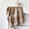Women's Soft Cashmere Pashmina Scarf 180 x 65 cm (71 x 25.6 in) Plaid Horse Print Tassel Wrap Shawl