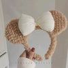 Disney Mickey Mouse Bow Headband for Girls, Cute Kids Hair Accessory for Parties & Everyday