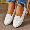 Women’s Shallow Slip-On Loafers – Soft Sole Casual Flats for Walking & Office