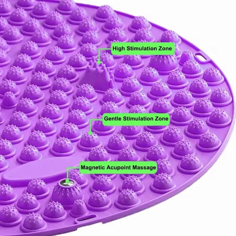 Finger Pressure Foot Massage Board – Magnetic Acupressure Foot Pad for Reflexology, Foot Yoga & Pain Relief