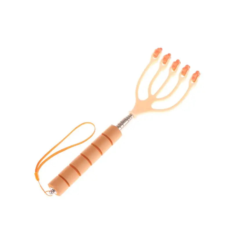 Five-Finger Handheld Head Massager Scalp & Neck Roller for Stress Relief Spa Hair Care