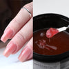 Clear Acrylic Builder Gel for Nail Extensions 250g (250ml) TPO-Free Hard Acrygel Pink Nude White for French Nail Art