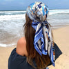 Satin-Feel Square Scarf 90 x 90 cm (35.4 x 35.4 in) – Satin-Look Polyester Hijab, Neckerchief, Shawl & Headscarf for Women