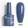 Hema-Free TPO-Free Gel Nail Polish 7.5ml, Glitter Jelly & Nude Shades, Soak-Off UV/LED Full Coverage French