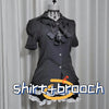Kawaii Jirai Kei Lolita Y2K Japanese Style Blouse with Peter Pan Collar Long Sleeve Sweet Aesthetic Top for Women