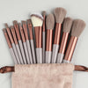 Professional Makeup Brush Set 8-29-Piece - Soft Powder, Eyeshadow & Foundation Brushes with Sponge Travel Cosmetic Kit