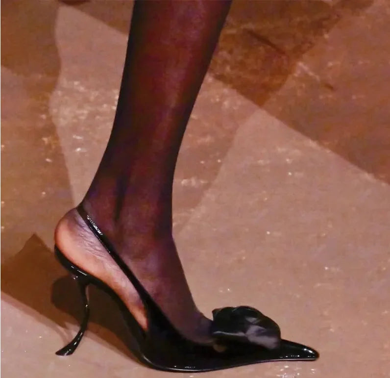 Women's Slim-Fit Pointed High Heel Sandals – 10 cm (4 in) Stiletto Party & Wedding Heels