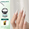 Milky Smooth Builder Hard Gel 100g (3.53 oz) UV/LED Soak-Off Nail Extension Gel — Long-Lasting, Self-Leveling Nail Builder for Manicure & Nail Art