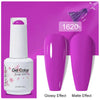 Top & Base 15ml (0.5 fl oz) Gel Nail Polish – Semi-Permanent UV/LED Soak-Off Base Coat and Top Coat, Long-Lasting Manicure
