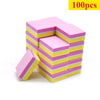 Mini Nail Buffing & Sanding Blocks - 10-100 Pc Pack Nail Buffer Files for Manicure, Pedicure & Nail Art