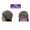 Glueless Body Wave Lace Front Wig – 100% Remy Human Hair, Natural Black, 6x4 Lace Closure, Pre-Plucked Baby Hair