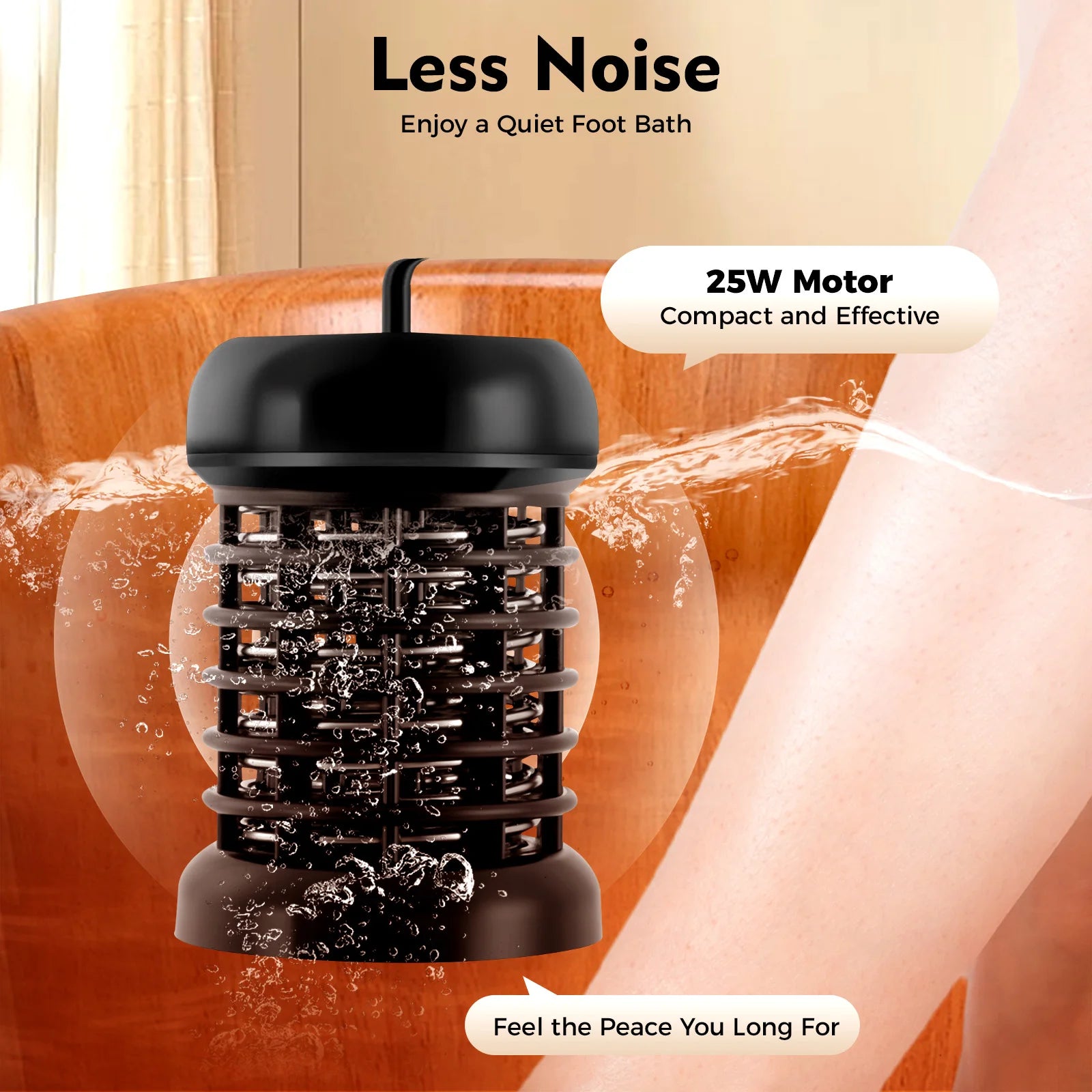 Ionic Detox Foot Bath Spa Machine – Portable Ion Foot Spa with 30-Min Timer & Ion Generator for Deep Cleansing, Toxin Removal and Foot Massage