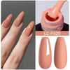 15ml (0.5 fl oz) Quick Extension Gel Nail Polish Nude Milk White Builder Hard Gel Varnish UV/LED