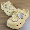 Women's Butterfly Bow Clog Sandals - EVA Wedge Slip-On Beach & Garden Shoes