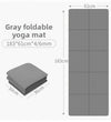Foldable Yoga Mat Eco Friendly Tpe Folding Travel Fitness Exercise Double Sided Non-Slip For Pilates & Floor Workouts