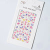 Christmas 3D Self-Adhesive Nail Stickers Gingerbread Snowflake Penguin Bell Holiday Nail Art Decals