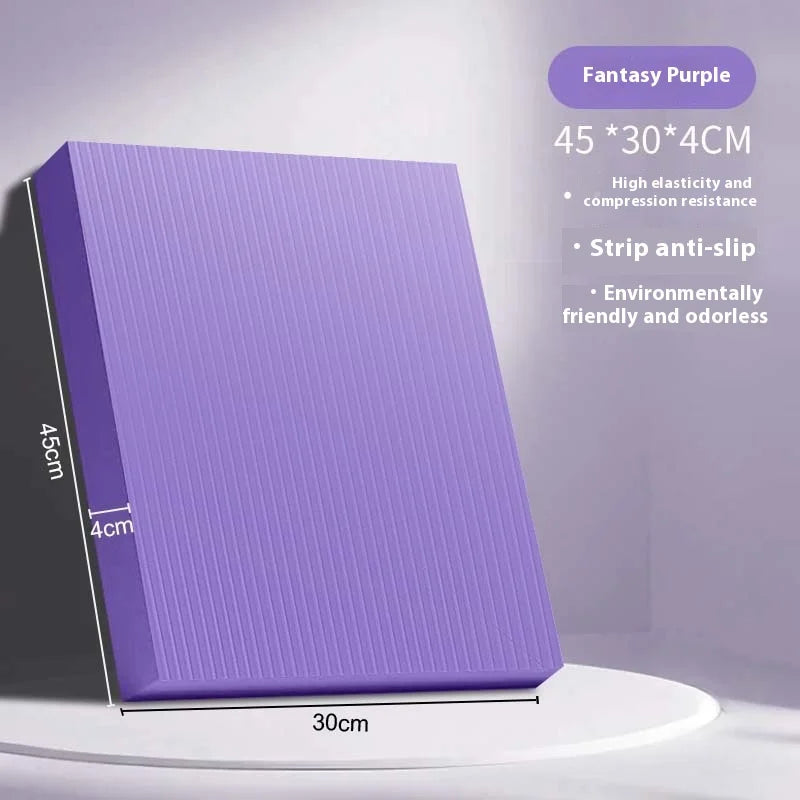 ZHOUCHEN Thick Non-Slip Balance Yoga Mat 45 x 30 x 4 cm (17.7 x 11.8 x 1.6 in) – Stability Pad for Yoga, Pilates & Core Training