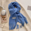 SENAIFEI Luxury Winter Wool Scarf for Women – Cashmere-Feel Pashmina Shawl Wrap, Thick Soft 30 x 200 cm (11.8 x 78.7 in)