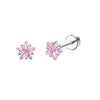 2-Pack Stainless Steel Heart & Moon Screw-Back Stud Earrings for Tragus & Cartilage Piercing, Silver