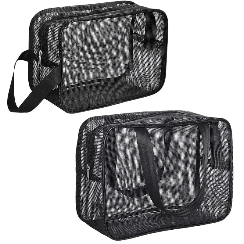Mesh Shower Caddy Tote – Large Capacity Portable Travel Toiletry & Cosmetic Organizer