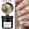Clear Acrylic Builder Gel for Nail Extensions 250g (250ml) TPO-Free Hard Acrygel Pink Nude White for French Nail Art