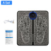 MERALL EMS Foot Massager Pad — Portable Rechargeable Acupoint Stimulator, 8 Modes & 19 Intensity Levels for Improved Circulation and Muscle Relief