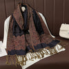 Cashmere-Feel Pashmina Shawl – Women's Warm Winter Scarf Wrap, 70 x 190 cm (27.6 x 74.8 in)