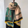 KUCLUT Luxury Thick Warm Women's Scarf Shawl Wrap Pashmina Tassel – Soft Polyester Animal Print, Long 185 x 65 cm (72.8 x 25.6 in)