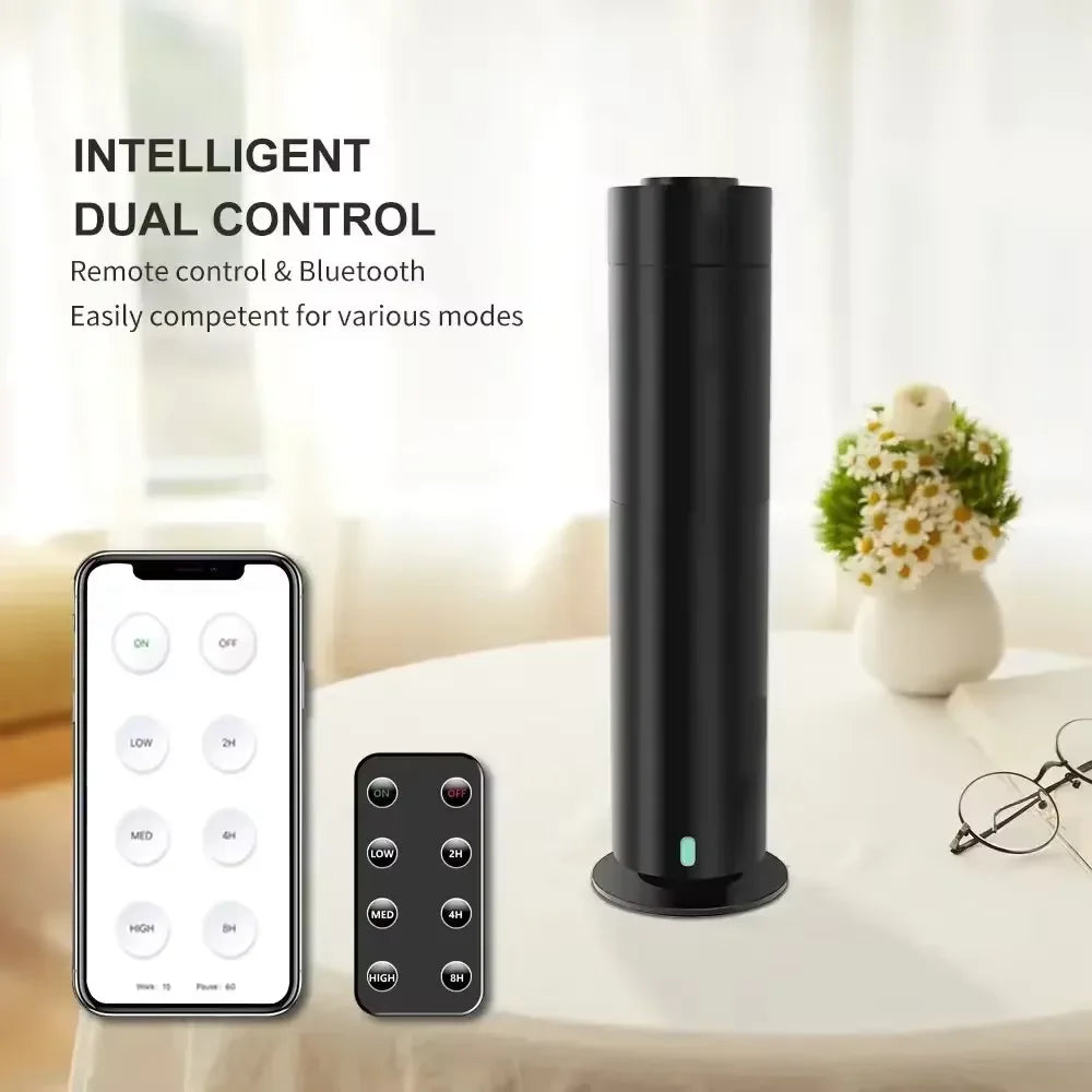 Bluetooth Smart Waterless Scent Diffuser for Home & Hotel Rooms - App-Controlled Fragrance Machine
